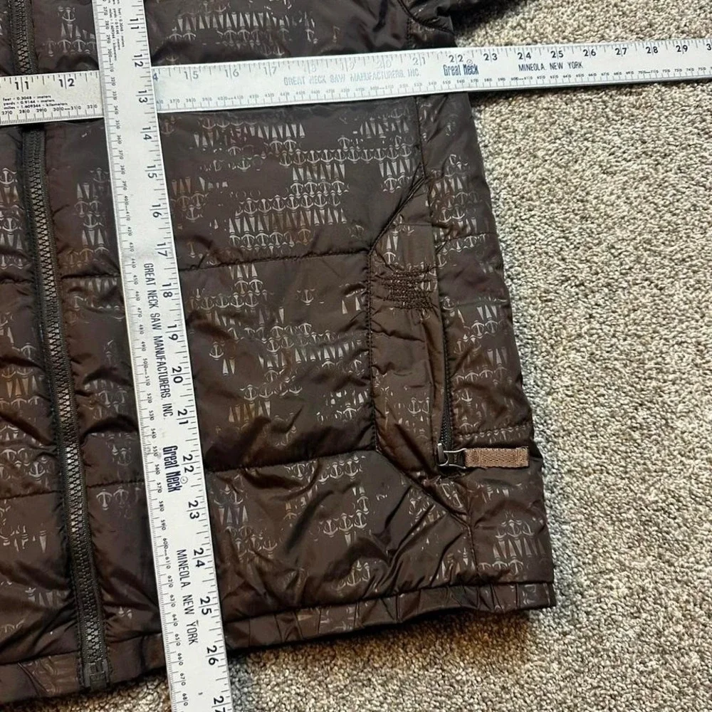 THE‎ NORTH FACE Cryptic Brown Padded Jacket size medium Mens Full Zip Casual